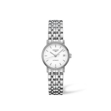 Longines Presence 25.5 Automatic Stainless Steel / White / Bracelet