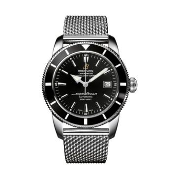 Breitling Superocean Heritage 42 Stainless Steel / Black / Volcano Black / Milanese