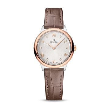 Omega De Ville Quartz 27.5 Stainless Steel - Sedna Gold / Silver - Diamond