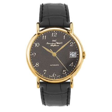 IWC Schaffhausen Portofino Automatic Yellow Gold / Black - Breguet / Strap