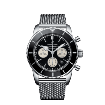 Breitling Superocean Heritage II B01 Chronograph 44 Stainless Steel / Black / Bracelet