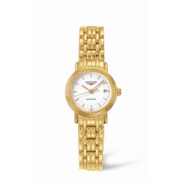 Longines Presence 25.5 Automatic Yellow Stick Bracelet
