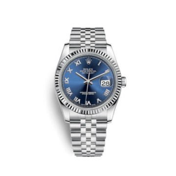 Rolex Datejust 36 Stainless Steel Fluted / Jubilee / Blue Roman