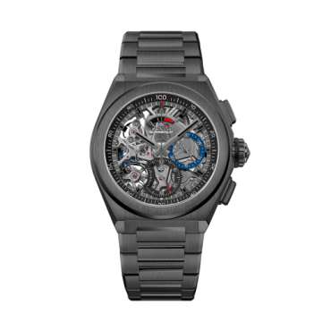 Zenith Defy El Primero 21 Black Ceramic / Skeleton / Bracelet