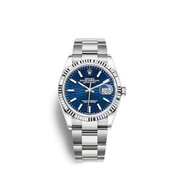 Rolex Datejust 36 Stainless Steel / Fluted / Blue - Fluted / Oyster