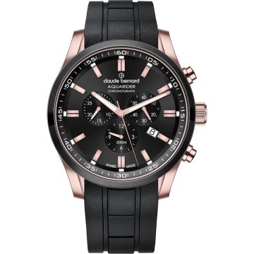 Claude Bernard Aquarider Chronograph 44 Rose / Black