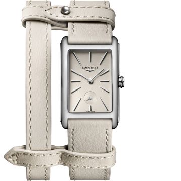 Longines DolceVita 23 Quartz Stainless Steel / Beige / Yvy Leather