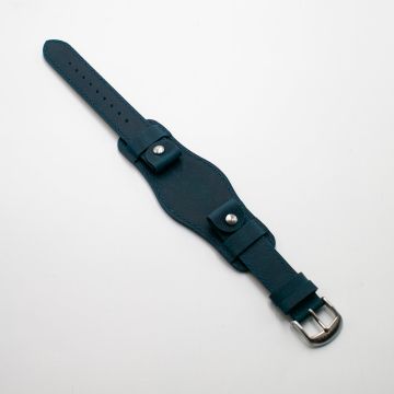 Crazy Horse Indigo Blue Bund Watch Strap - 18mm