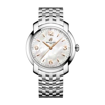 Breitling Lady Premier 32 SuperQuartz Stainless Steel / MOP / Bracelet