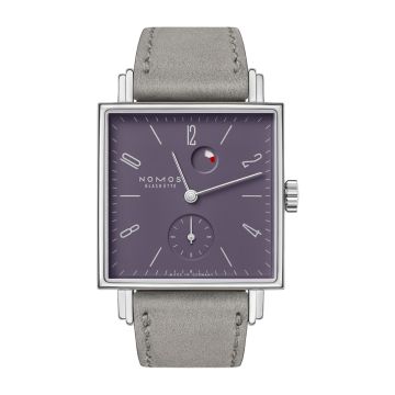 Nomos Glashütte Tetra plum See-Through