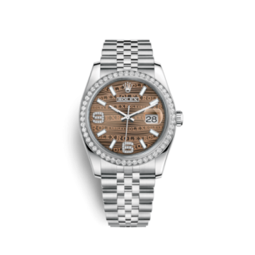 Rolex Datejust 36 Stainless Steel Diamond / Jubilee / Bronze Wave
