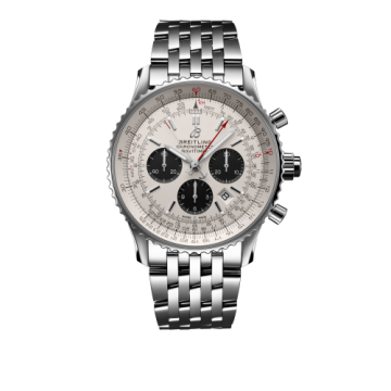 Breitling Navitimer Rattrapante Stainless Steel / Silver  / Bracelet