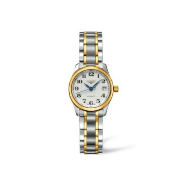 Longines Master Collection Date 25.5 Stainless Steel - Yellow Gold / Silver / Bracelet
