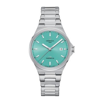 Certina DS-7 Powermatic 80 Stainless Steel / Light Blue / Bracelet