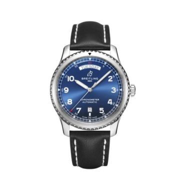 Breitling Navitimer 8 Automatic Day & Date 41 Stainless Steel / Blue / Black Calf / Folding