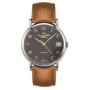 IWC Schaffhausen Portofino Automatic Stainless Steel / Black - Breguet / Strap
