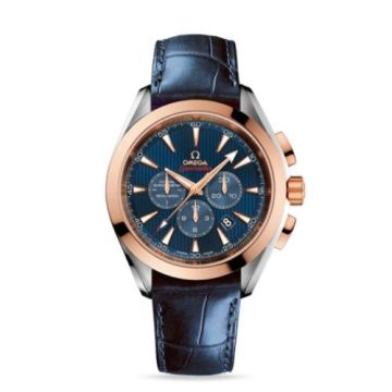 Omega Seamaster Aqua Terra 150M Co-Axial 44 Chronograph Stainless Steel / Red Gold / Blue / Olympic Collection London 2012