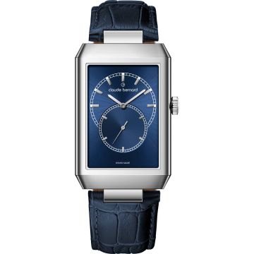 Claude Bernard Ora Vera Small Seconds Gents Silver / Blue