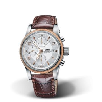 Oris Big Crown Chronograph Stainless Steel - Rose Gold / Silver