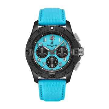 Breitling Avenger B01 Chronograph 42 Night Mission / Ice Blue / Strap