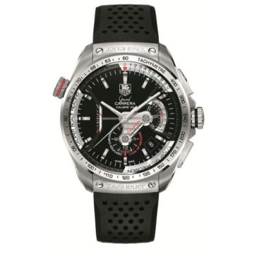 TAG Heuer Grand Carrera Calibre 36RS Caliper Chronograph Stainless Steel / Black / Rubber