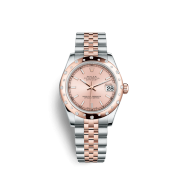 Rolex Datejust 31 Rolesor Everose Domed Diamond / Jubilee / Pink