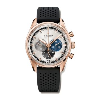 Zenith El Primero Chronomaster 42 Rose Gold / Silver / Rubber