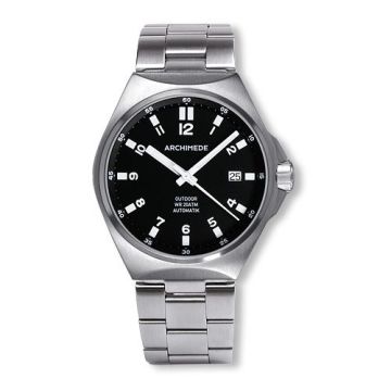 Archimede OutDoor 39 Protect Stainless Steel / Black / Bracelet