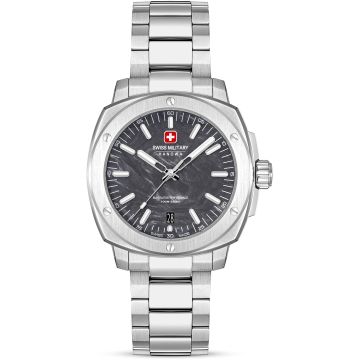 Swiss Military Hanowa Sirius Lightning Date Silvery / Forged Carbon