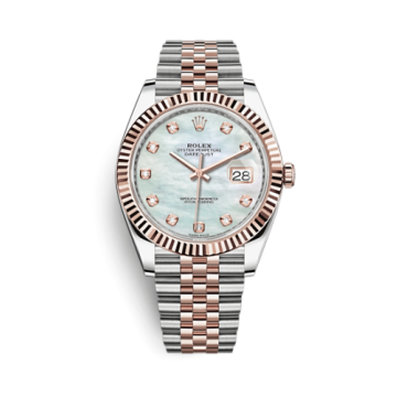 Rolex Datejust 41 Rolesor Everose Fluted / Jubilee / MOP