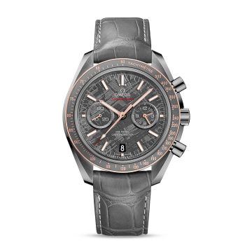Omega Speedmaster Moonwatch Co-Axial Grey Side of the Moon Meteorite / Pin Buckle