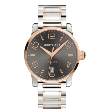 Montblanc TimeWalker Date Automatic 39 Two Tone Red / Bracelet