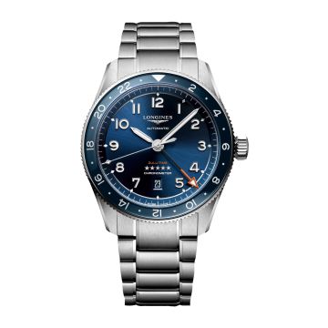 Longines Spirit Zulu Time 42 Blue / Bracelet
