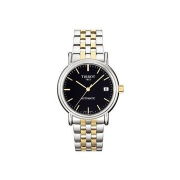 Tissot Carson Automatic 35.5 Stainless Steel / Yellow Gold PVD / Black / Bracelet