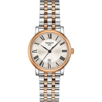 Tissot Carson Premium Quartz 30 Stainless Steel - Rose Gold  / Silver / Bracelet