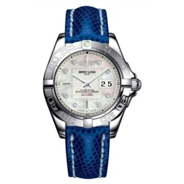 Breitling Galactic 41 Stainless Steel / Pearl Diamond /Teju