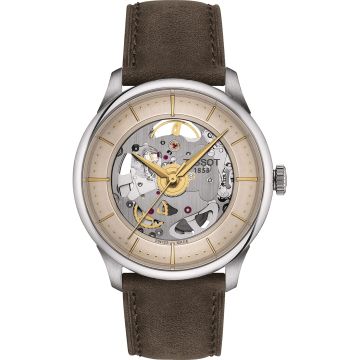 Tissot Chemin Des Tourelles Squelette Stainless Steel / Silver