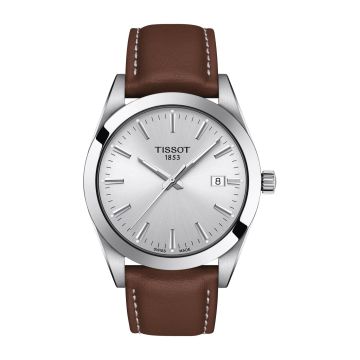 Tissot Gentleman Quartz Stainless Steel / Silver / Strap