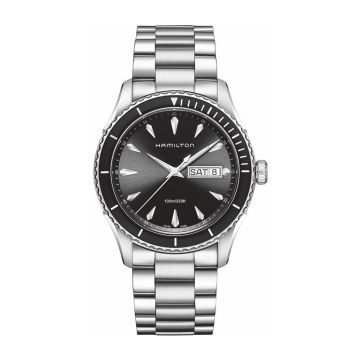 Hamilton Jazzmaster Seaview Day-Date Quartz 42 Stainless Steel / Black / Bracelet