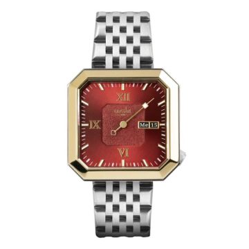 Gustave & Cie 12H Marie Argent/Or & Grenat Acier Argent 34mm