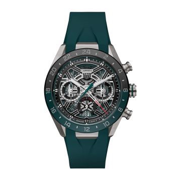 TAG Heuer Carrera Chronograph Extreme Sport twin-Time Titanium - Ceramic / Black / Rubber