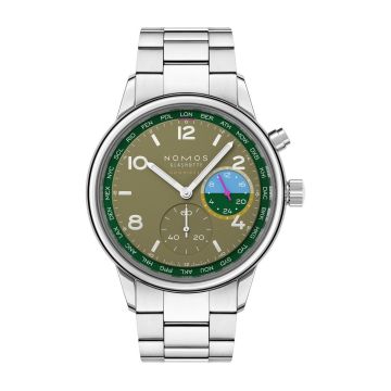 Nomos Glashütte Club Sport Neomatik Worldtimer Jungle