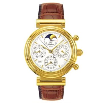 IWC Schaffhausen Da Vinci Perpetual Yellow Gold / White / French