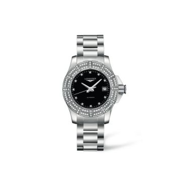 Longines Conquest 29.5 Automatic Double Row Diamond