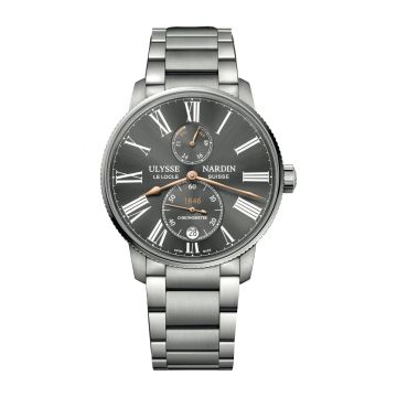 Ulysse Nardin Marine Torpilleur Stainless Steel / Grey / Bracelet