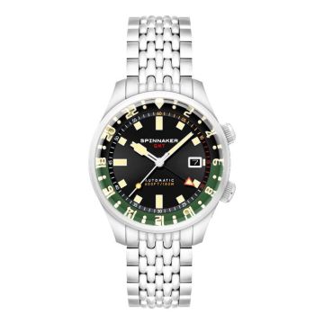 Spinnaker Bradner GMT Automatic Gravel Black