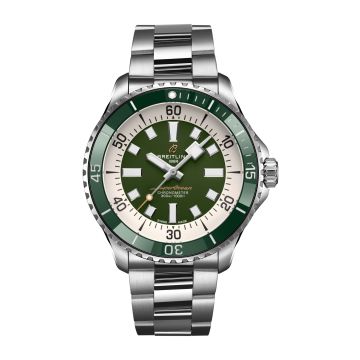 Breitling SuperOcean Automatic 44 Stainless Steel / Green / Bracelet