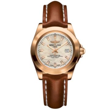 Breitling Galactic 32 Sleek Edition Rose Gold / Pearl / Calf