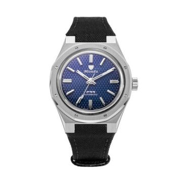 Nivada Grenchen F77 Stainless Steel / Blue / Velcro