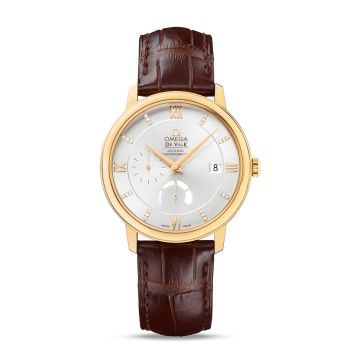 Omega De Ville  Prestige Co-Axial 39.5 Power Reserve Yellow Gold / Silver